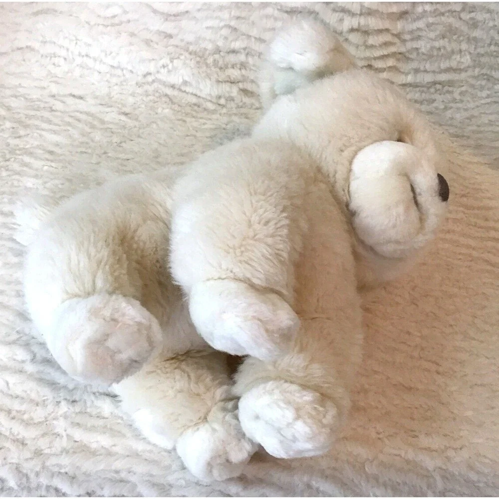 Gund Plush Dog Sadie Puppy Creamy White Stuffed Animal 10 Inch Toy HTF Beige